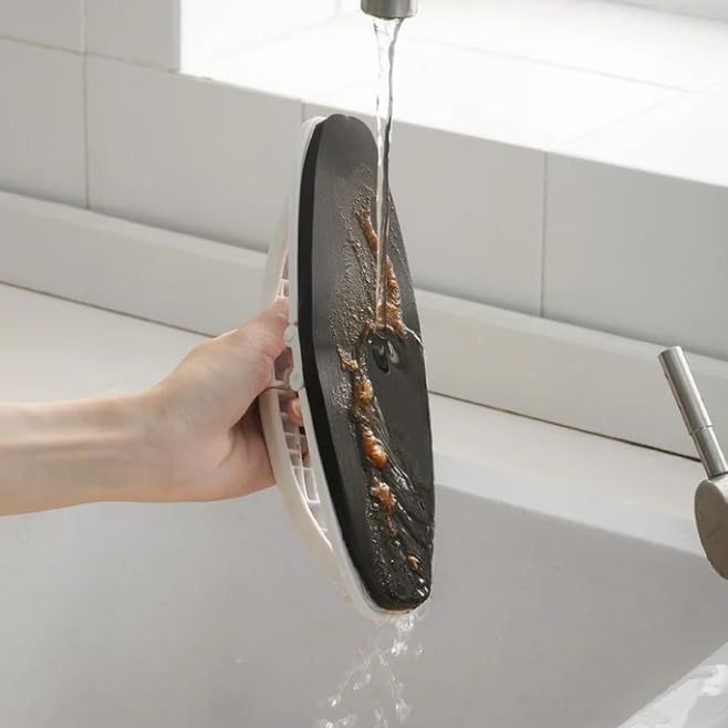 Foldable Oil Fume Cleaning Brush with Handle, Stove Top Multi-Functional Cleaning Brush Creative Folding with Handle Range Hood โ image 5