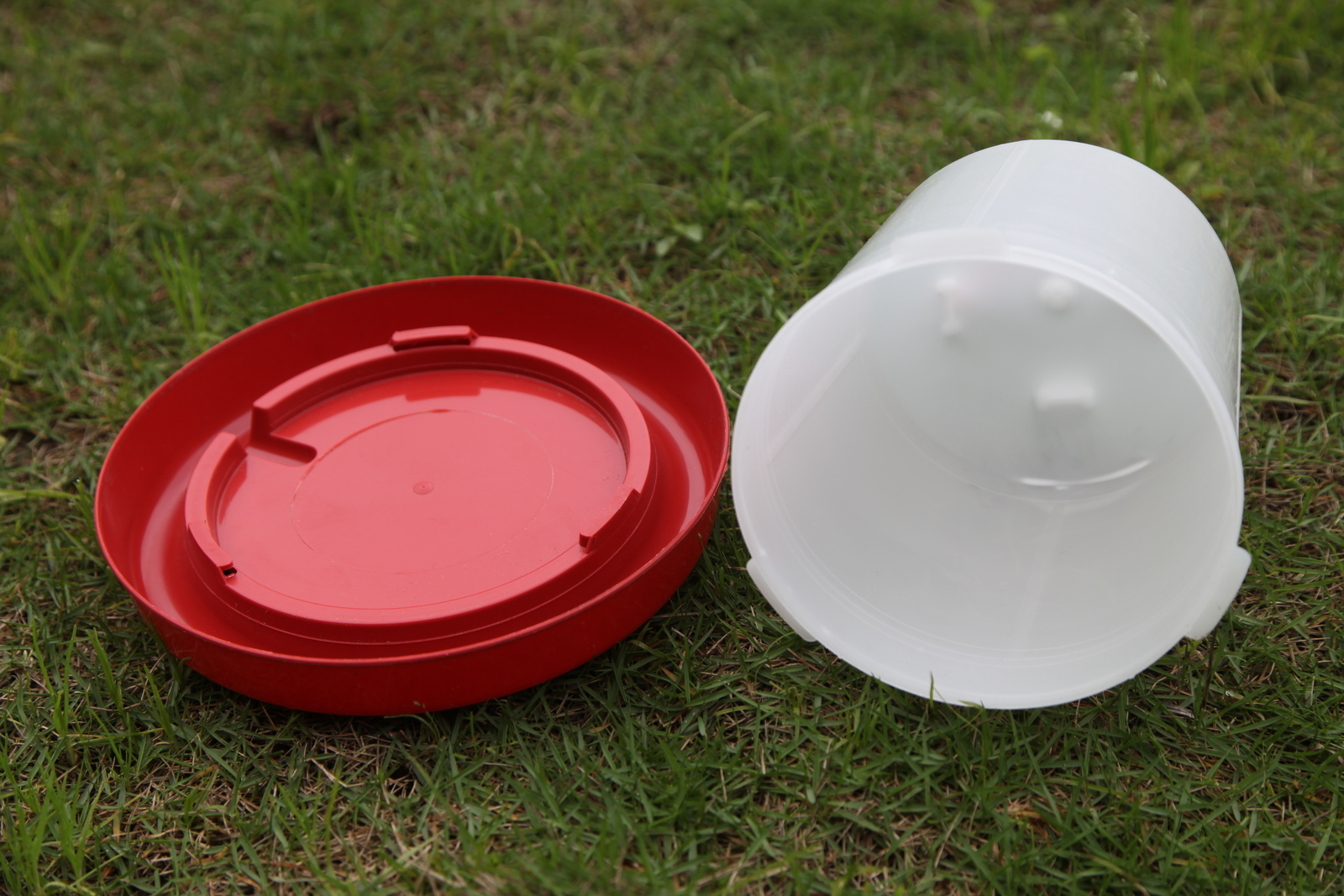 YES4PETS Farm Poultry Bird Chicken Water Drinker 3 L & 3 kg Food Grain Seed Feeder Set โ image 6