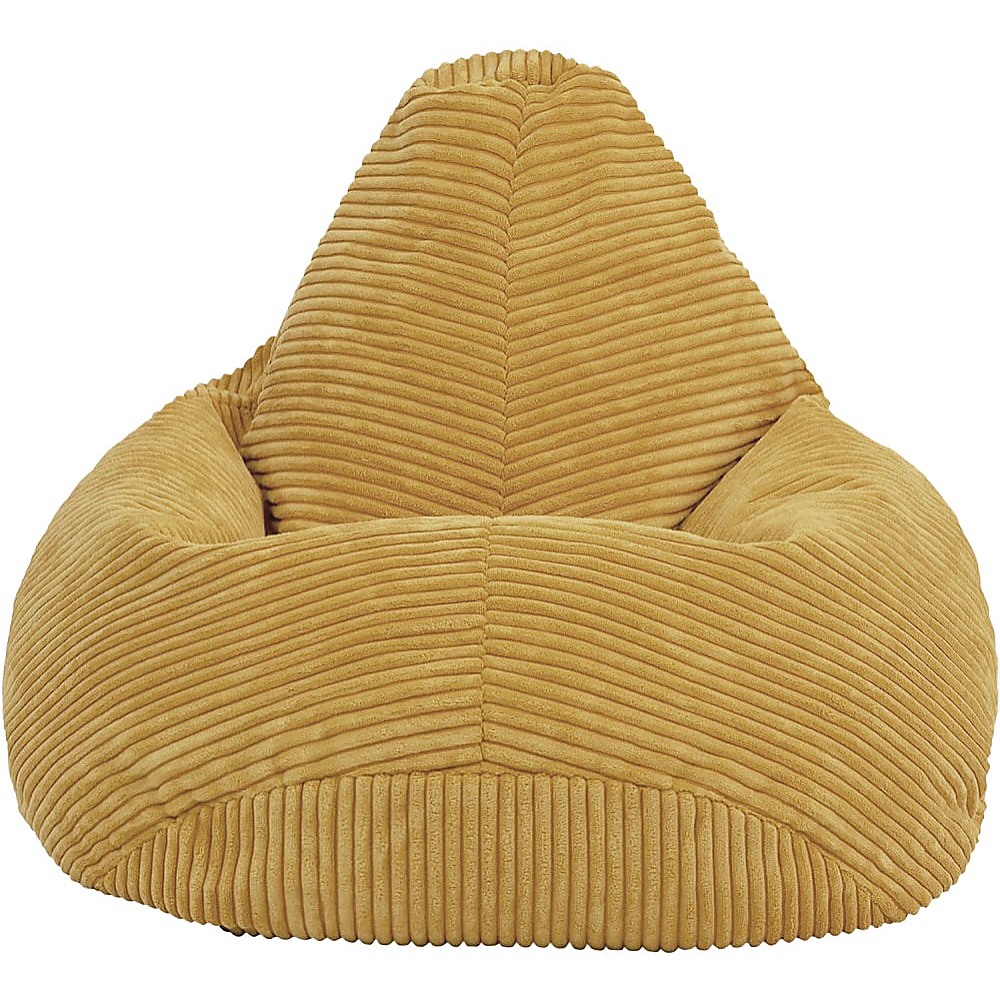 Jumbo Cord Beanbag Chair Cover Unfilled Large Bean Bag - Mustard โ image 4