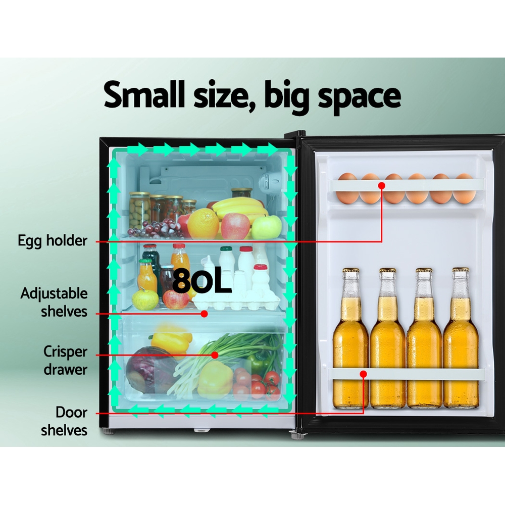 Glacio 80L Portable Fridge Bar Upright 12V/24V/240V Camping Caravan โ image 4