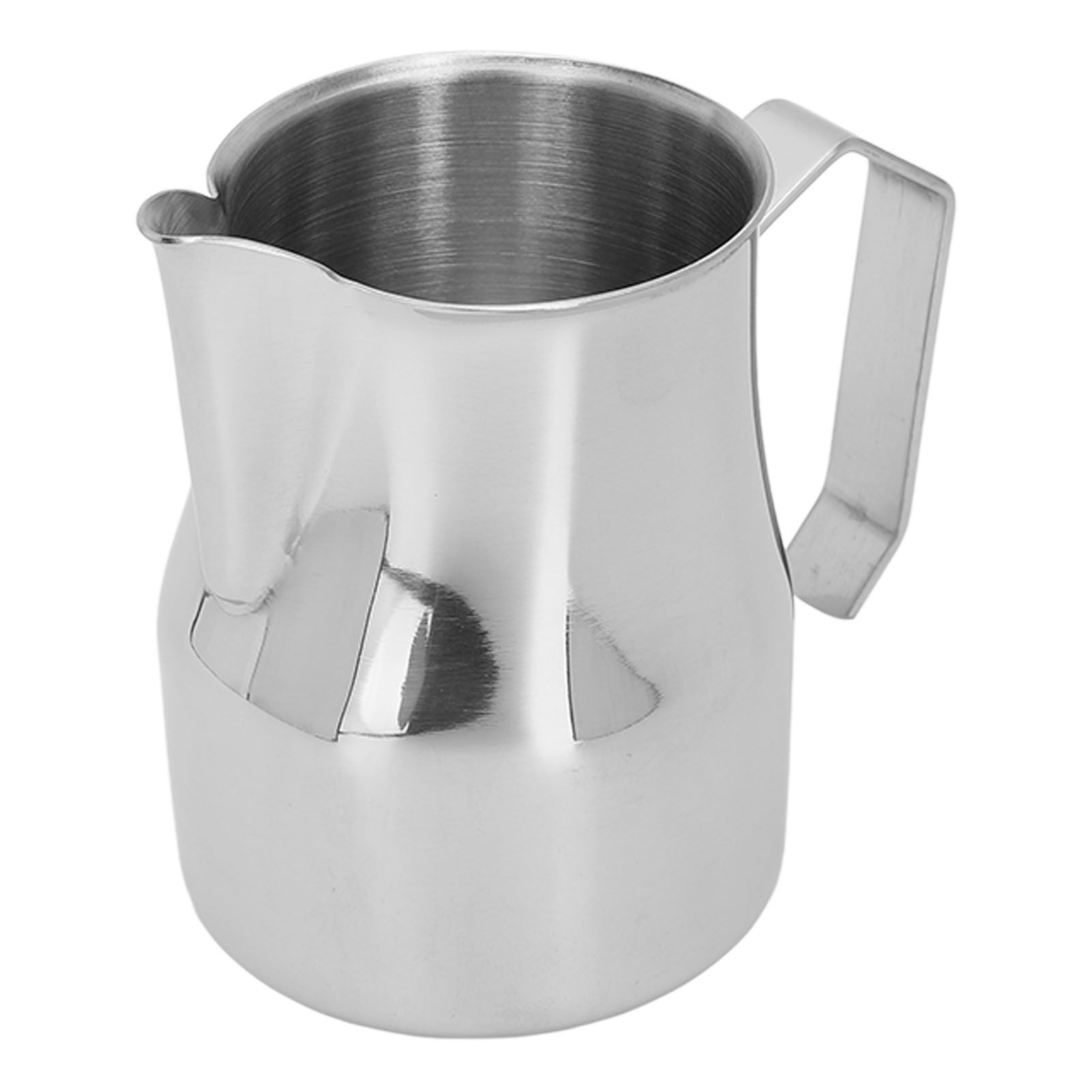 Milk Frothing Pitcher Coffee Steaming Pitcher 304 Stainless Steel Coffee Milk Cup Milk Frother Cup Olecranon Type Outlet Silver 350ML โ image 4