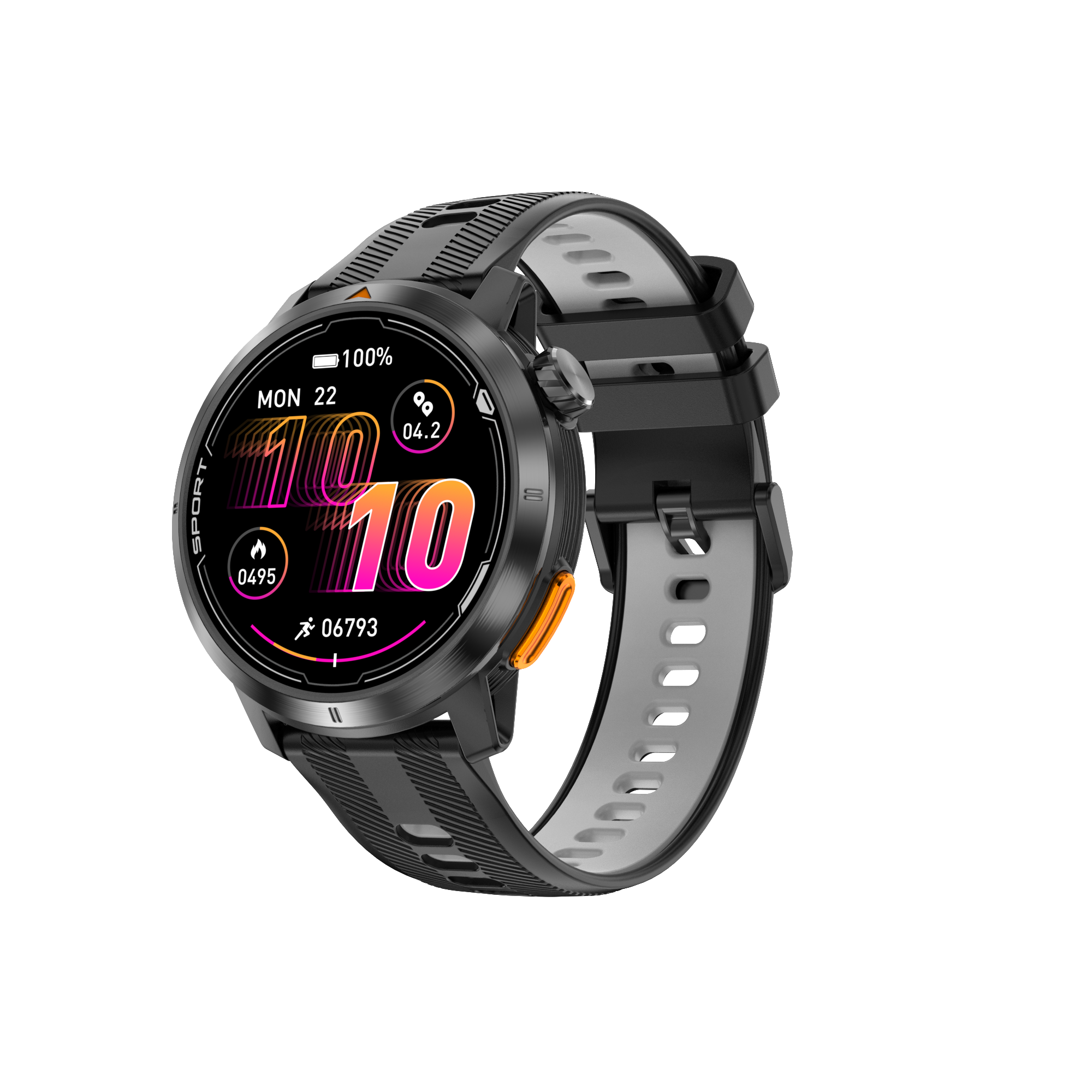 DTG9 Fitness Smart Watch, Waterproof Sports Watch,Black