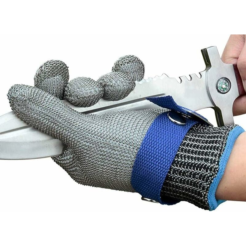 Cut Resistant Glove Iso-F Cut Resistant Gloves Stainless Steel Glove For Kitchen Butcher Outdoor Work