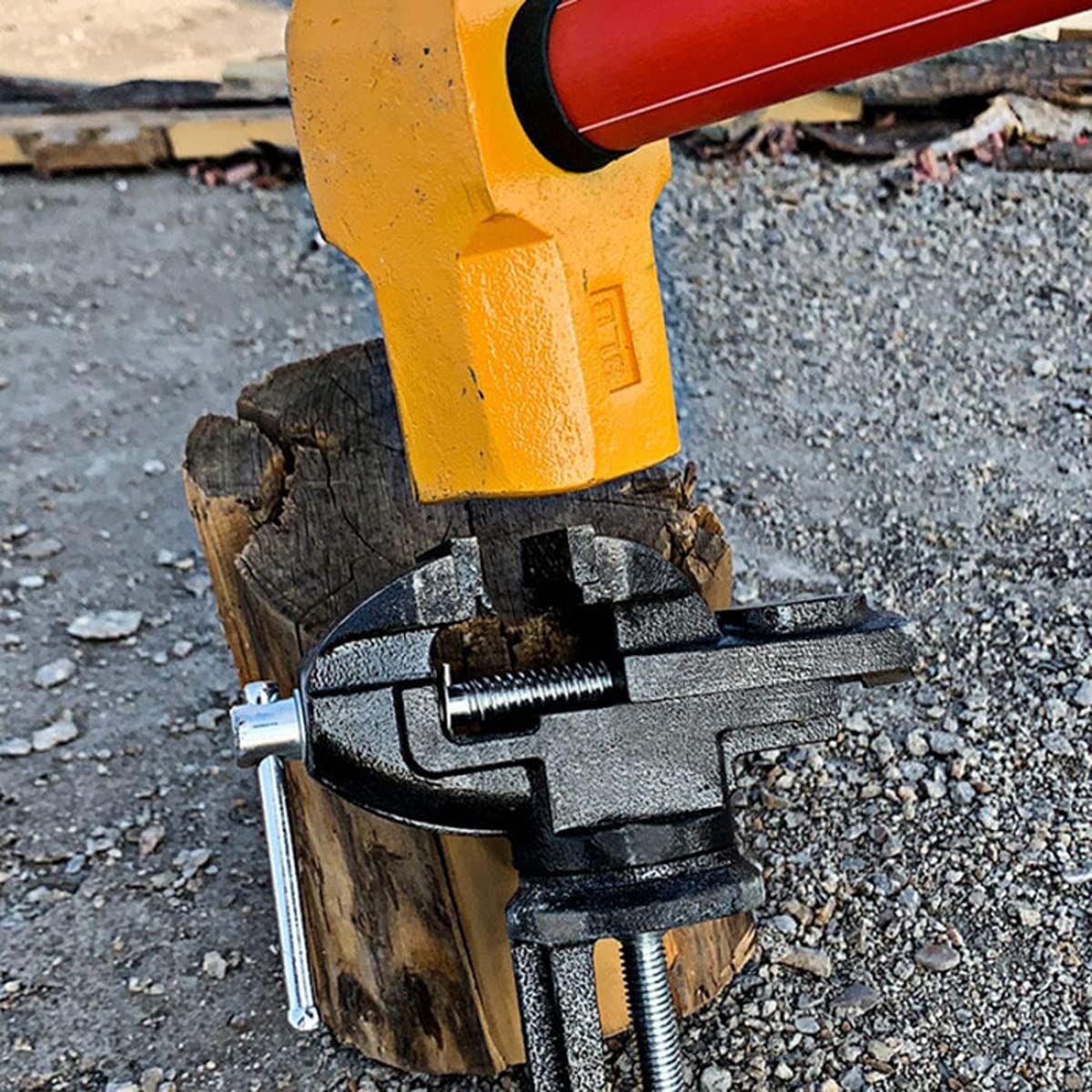 Household viewing fixture, 360 ° rotating base fixture, used for woodworking, handicraft creation, and metal processing — image 2