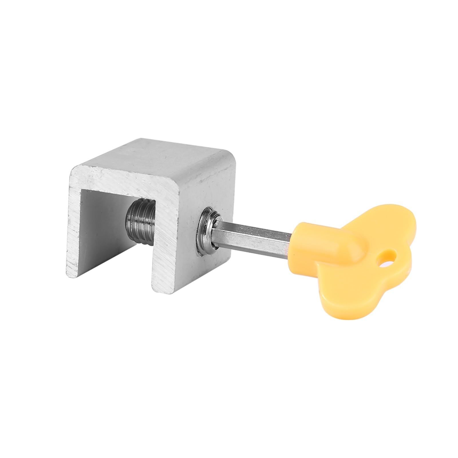 Child friendly window limiter with no drilling and fixed safety lock, aluminum alloy anti-theft window lock buckle