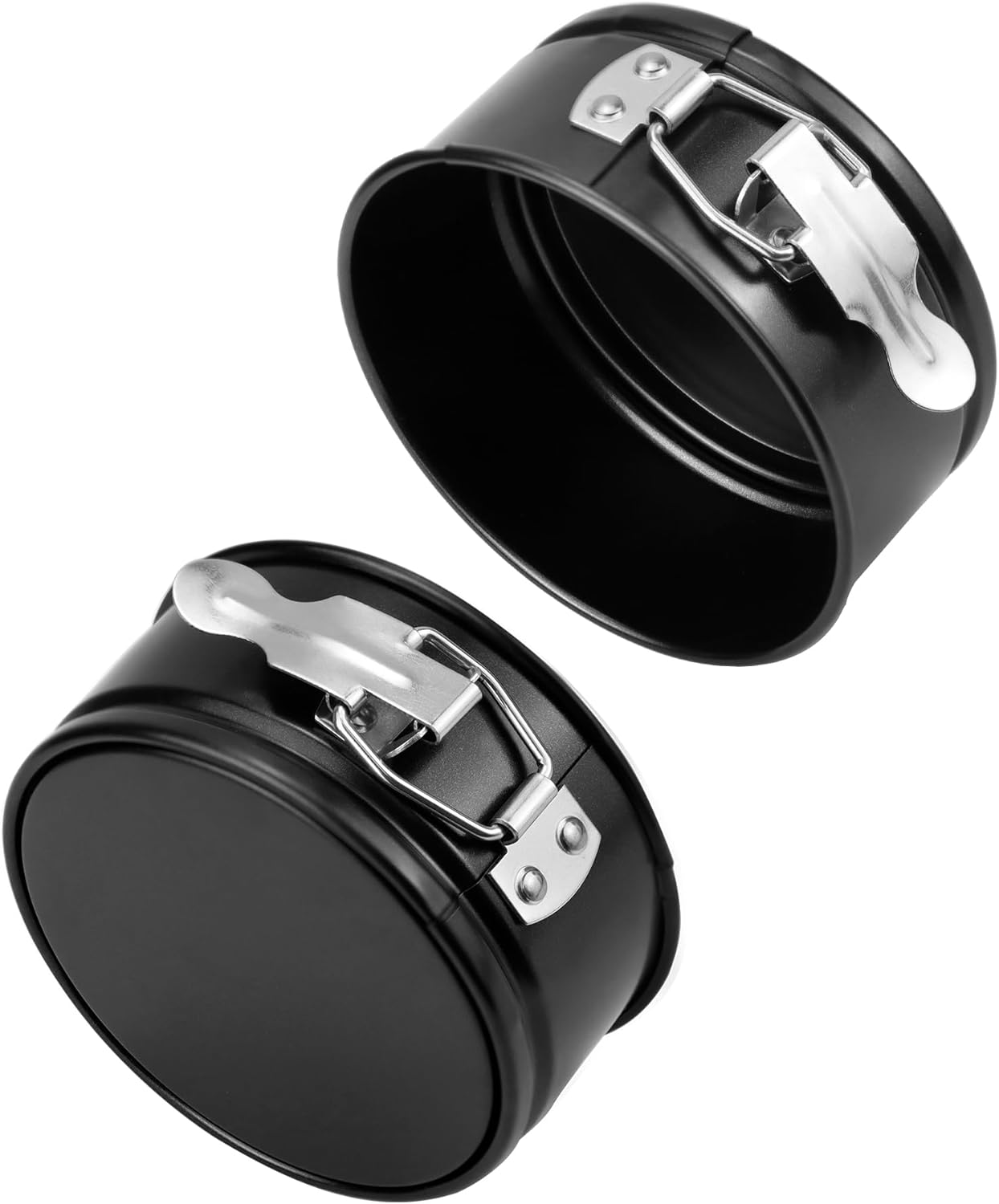 4 Inch Springform Pan Set, Nonstick, Leakproof Mini Cheesecake Pans with Removable Bottom, Carbon and Stainless Steel Construction, 8 Pcs โ image 4