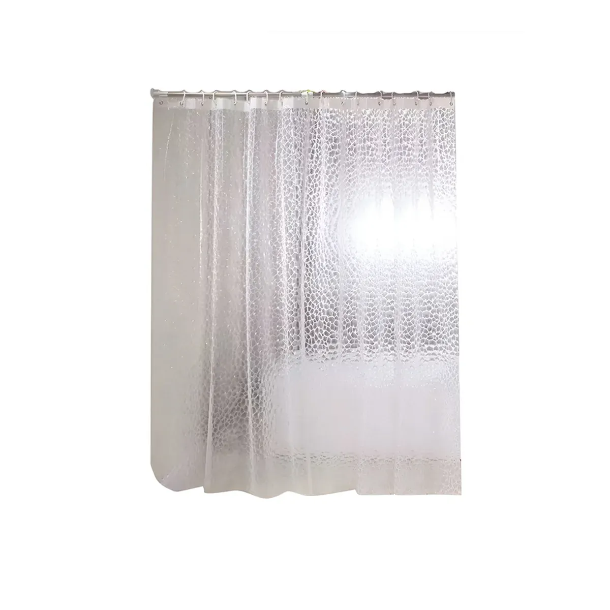 Waterproof Bath Curtain PEVA Fabric Mould Resistant for Bathroom