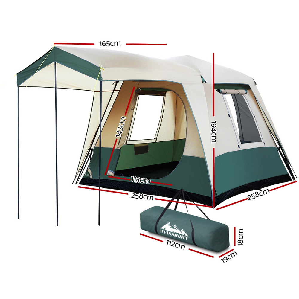 Weisshorn Instant Up Camping Tent 4 Person Pop up Tents Family Hiking Dome Camp โ image 2
