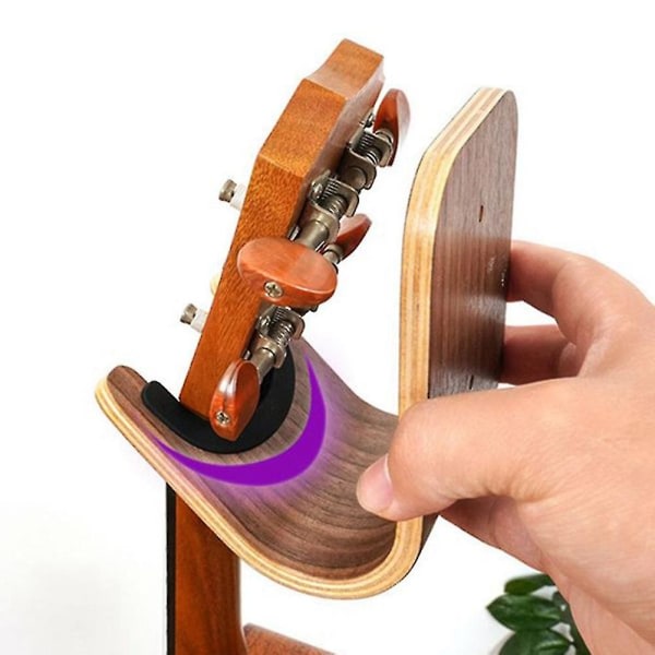Guitar Skateboard Wall Hanger Unique Design Bent Wood Guitar Hanger Wall Mount Guitar Holder Acoust -suzuka null none โ image 2