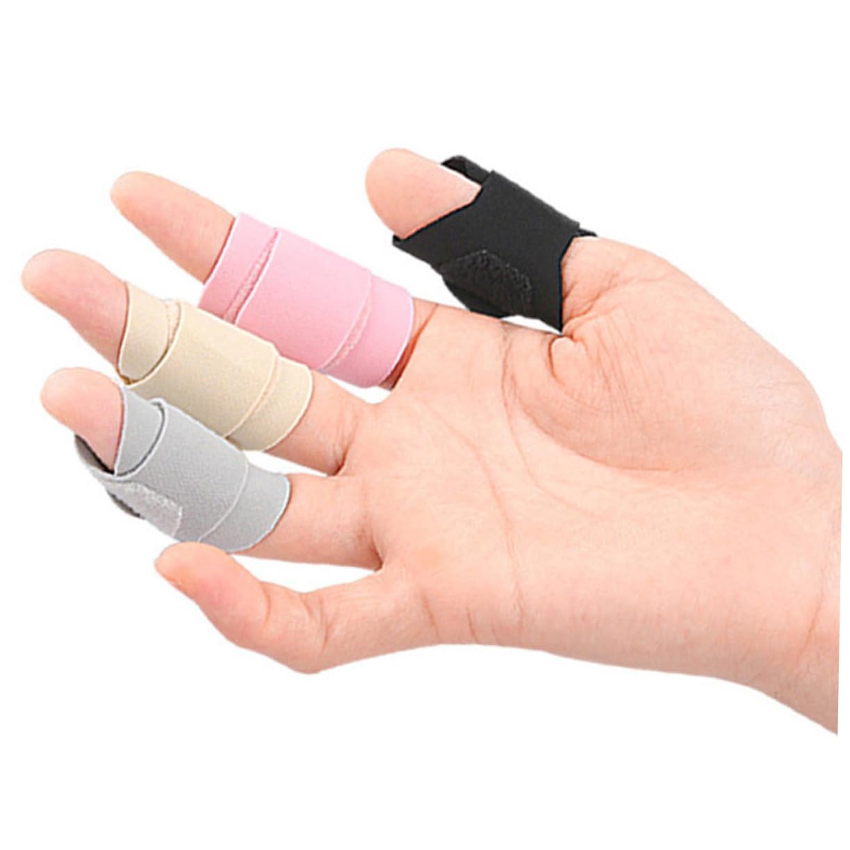 Adjustable Finger Splints 4 Pairs Finger Protectors Support Brace for Injury Recovery — image 5
