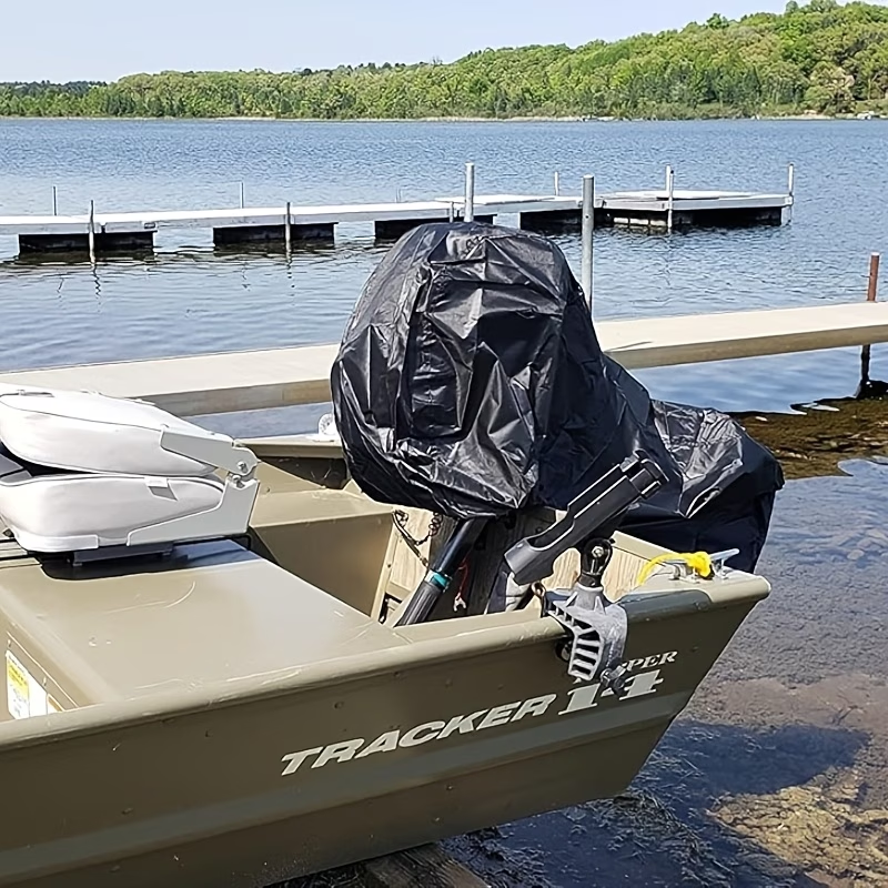 600D marine engine cover, sun protection, wind and rain Oxford cloth, dustproof, mosquito-proof, marine Oxford cloth, outboard cover, waterproof ultraviolet โ image 4