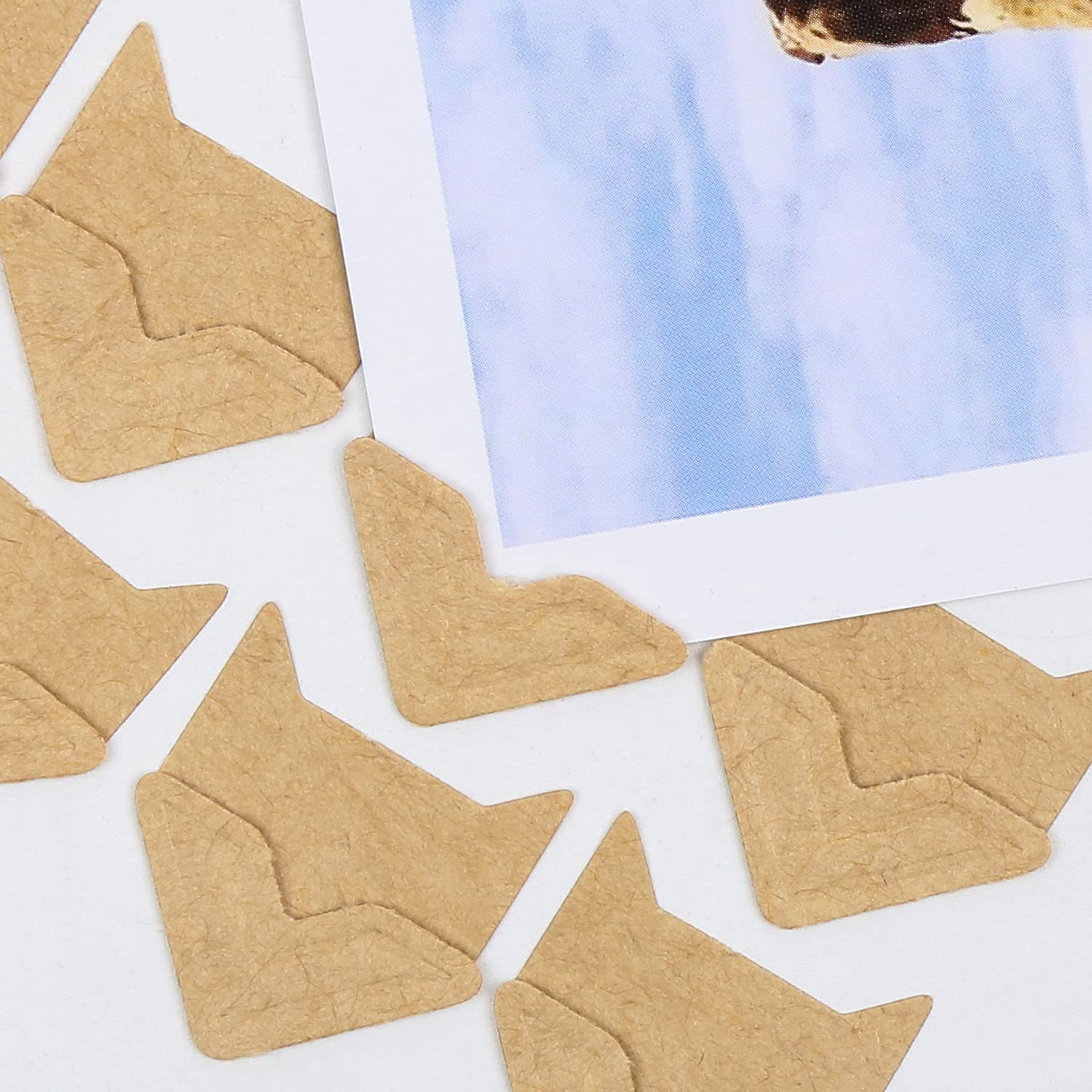 12 Sheets/288 PCS Photo Corner Stickers, Self-Adhesive Photo Mounting Corners for Scrapbooking Photo Album Diary DIY Craft Paper โ image 4