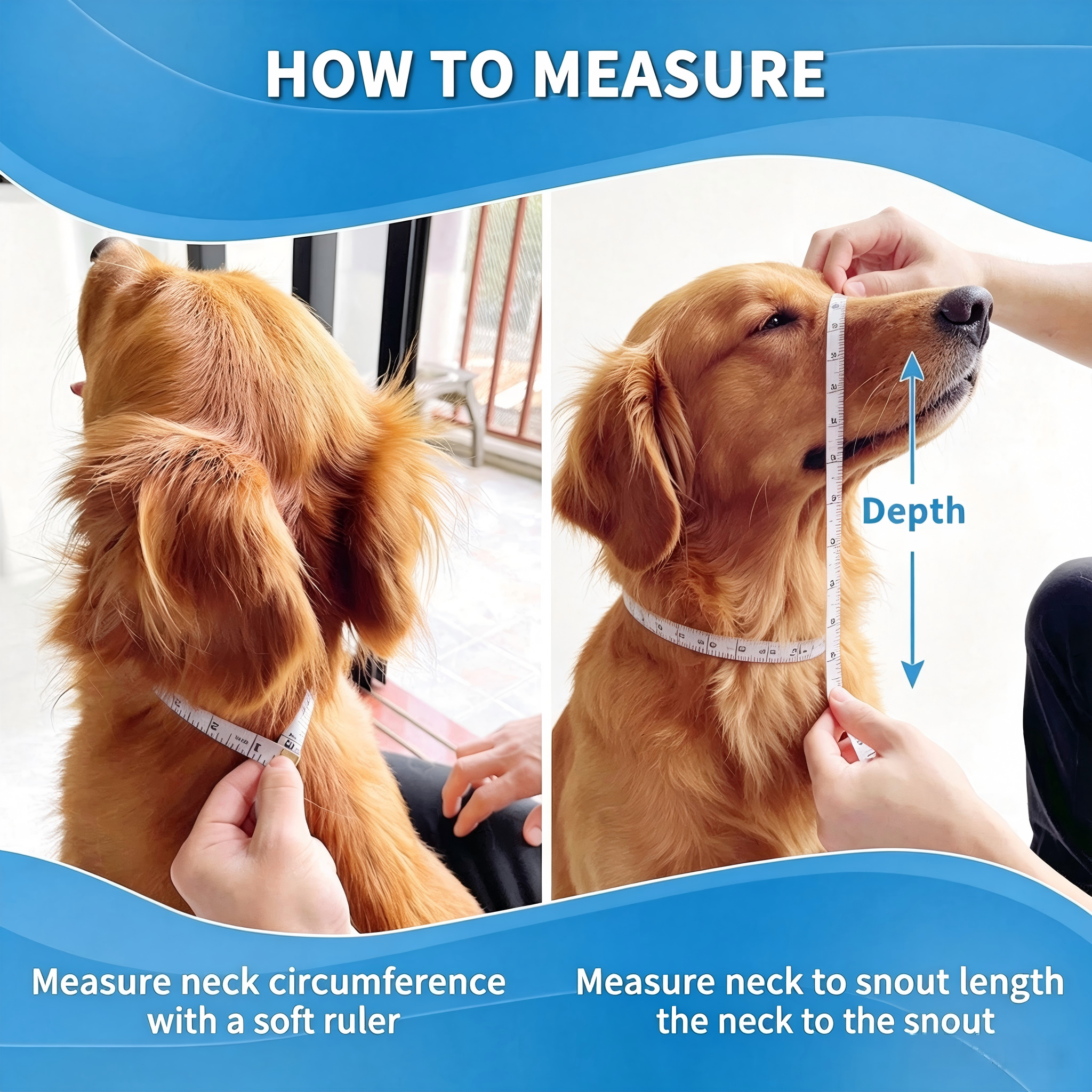 Soft Breathable Dog Cone Collar, Adjustable Pet Recovery E‑Collar for Medium Dogs & Cats, Anti‑Licking Wound Protection Elizabethan Collar, Size M — image 6