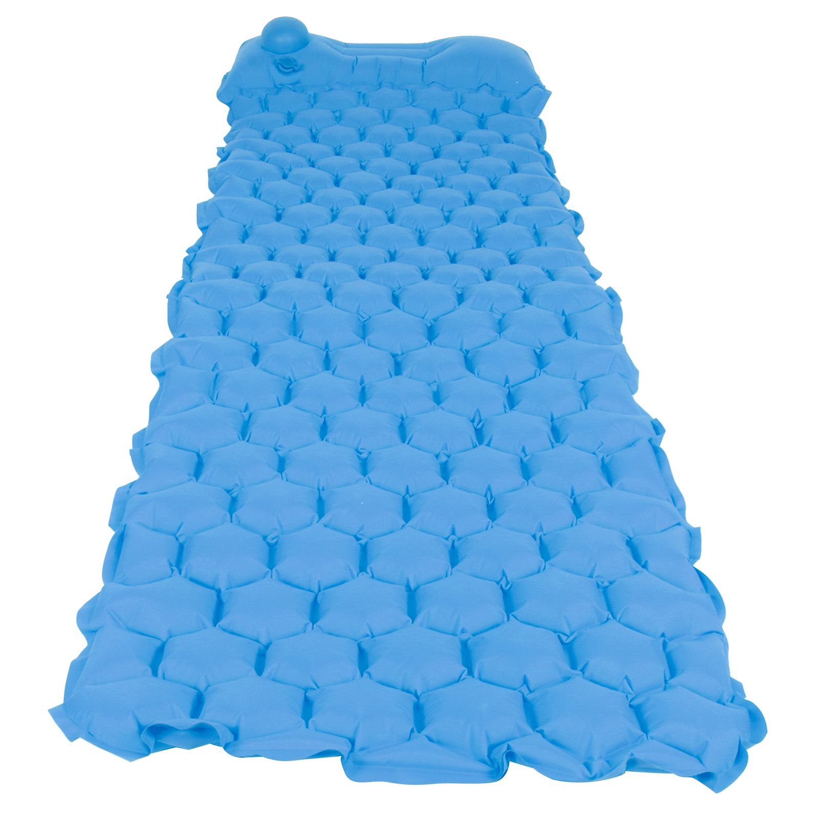 Inflatable Sleeping Pad Mat Portable Air Bed for Outdoor Camping Hiking Travel BeachPeacock Blue — image 2