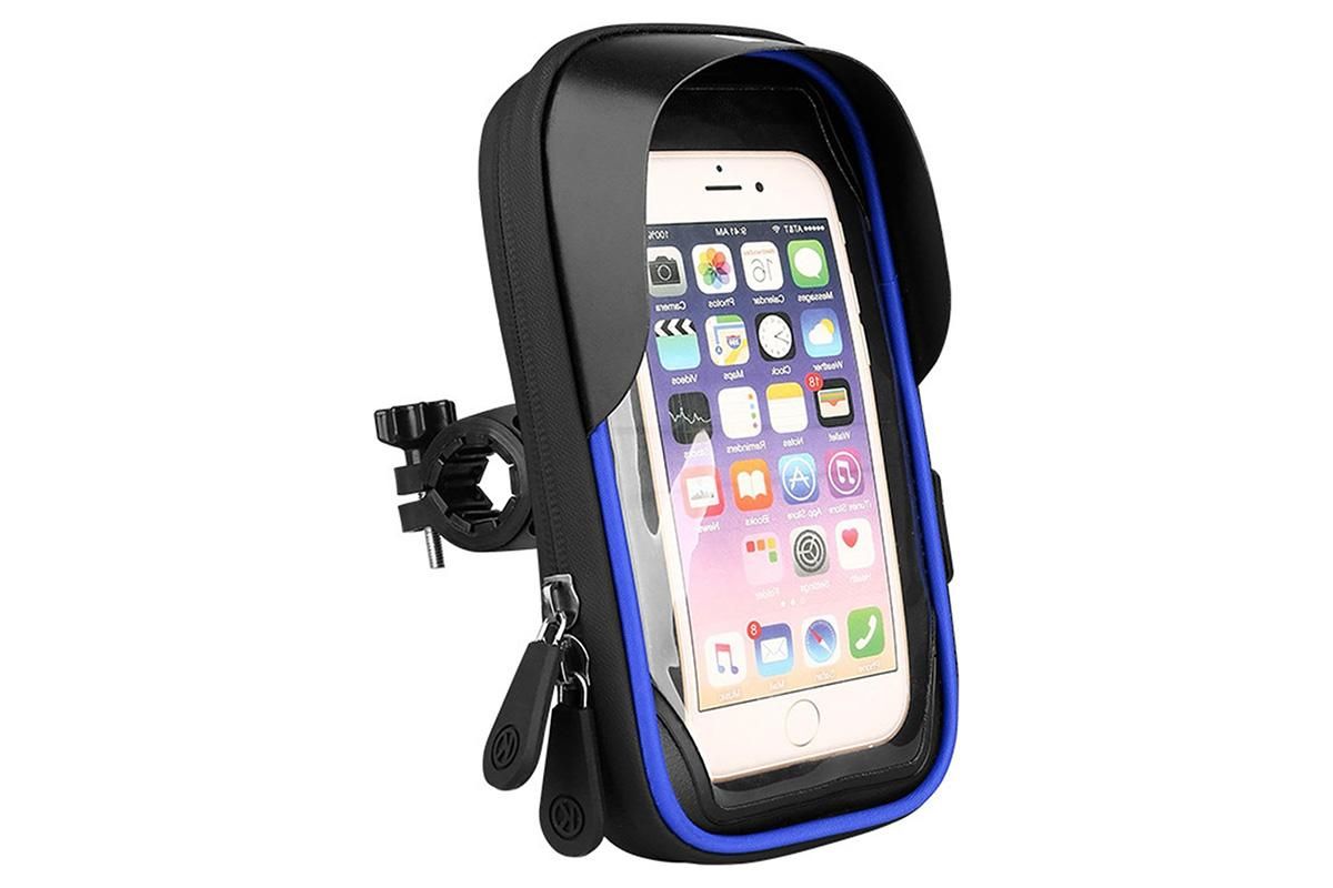 Bike Frame Bag Waterproof Bike Phone Mount Holder Bikes Accessories Gifts - Blue — image 6