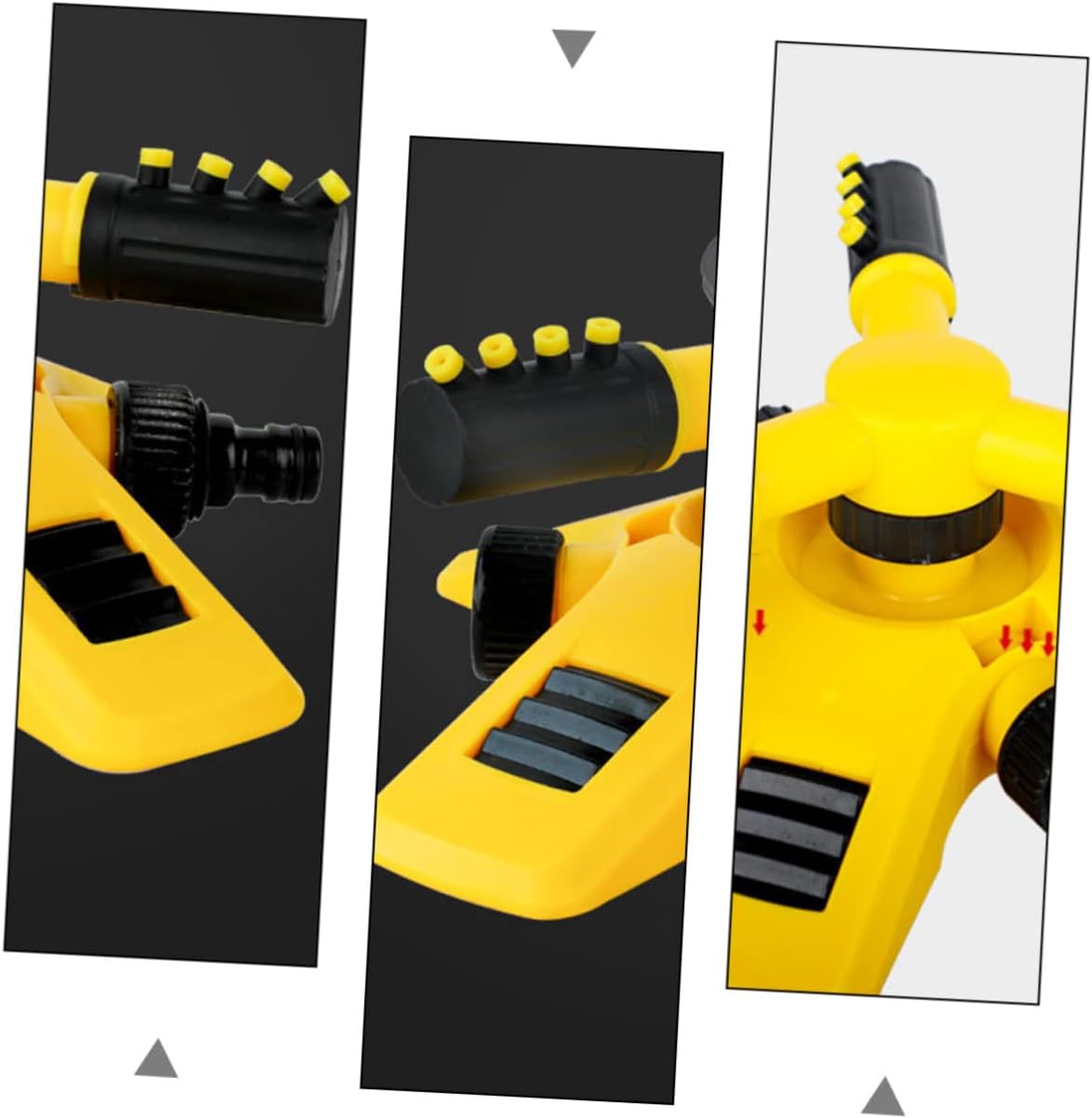 360 Degree Rotating Garden Sprinkler for Lawns and Irrigation, Automatic Watering System for Outdoor Plants and Grass, Yellow and Black — image 6