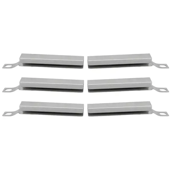 6 Pack Stainless Steel Gas Grill Crossover Tubes, Adjustable Burner Channels for Char-Broil Performance Grills, Silver — image 5