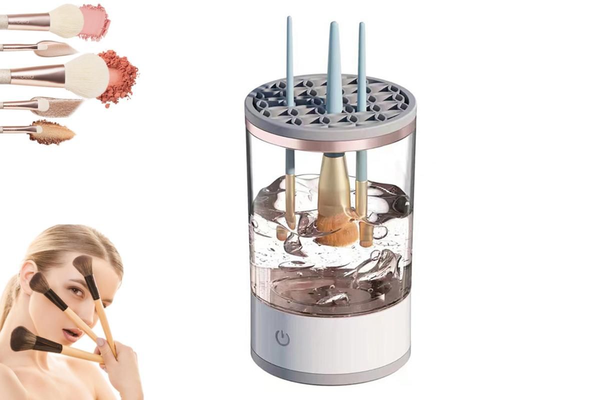 Electric Makeup Brush Cleaner for All Size Makeup Brushes