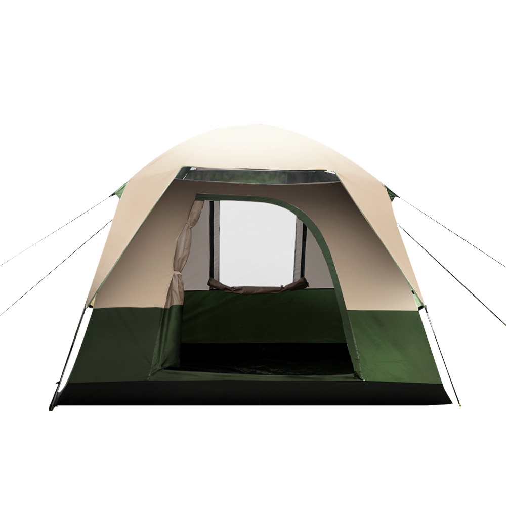 Weisshorn Family Camping Tent 4 Person Hiking Beach Tents Green โ image 3