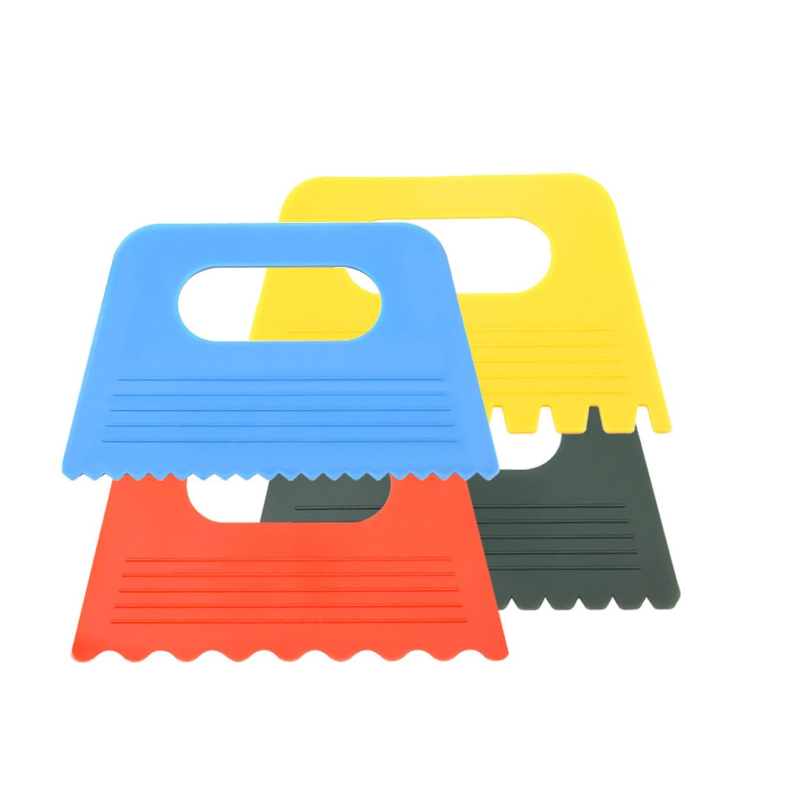 4Pcs Texture Tools for Plaster Art Paint Scrapers Kit for Arts and Crafts DIY Graffiti Oil Painting and Drawing Kids' Play Early