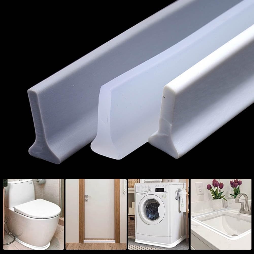 Shower Threshold / Water Barrier – Self-Adhesive Shower Strip – 2m Transparent — image 4