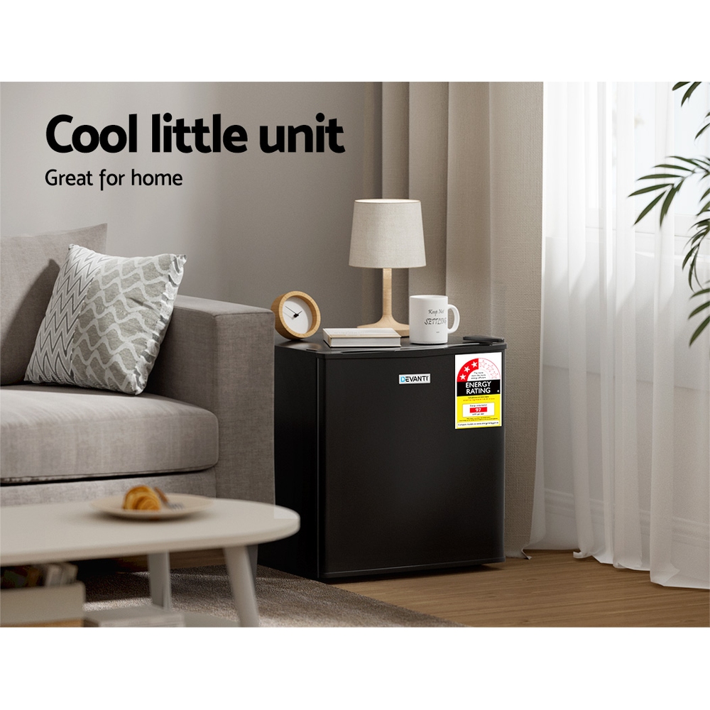 Devanti 48L Bar Fridge Black — image 4