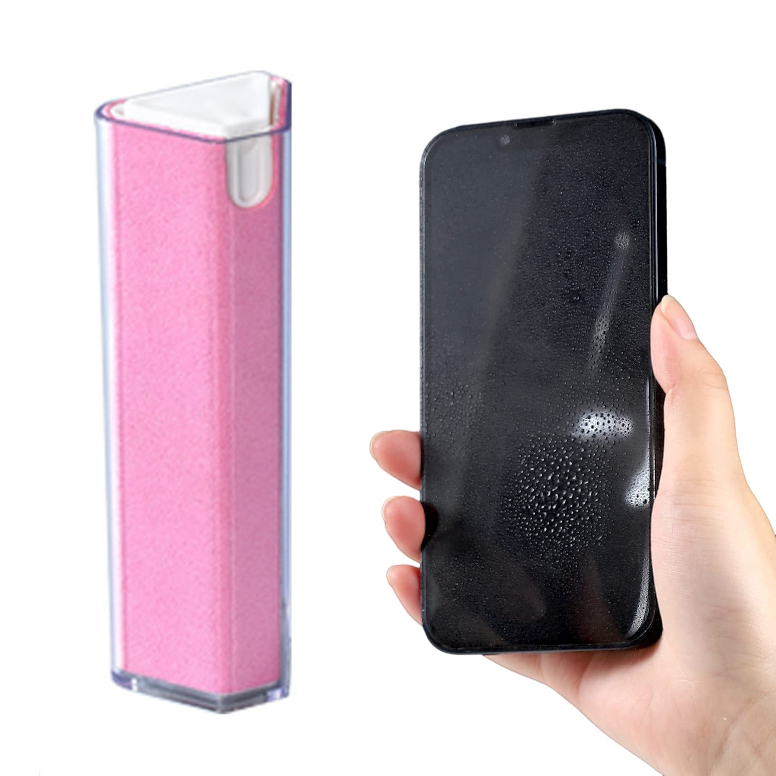 Screen Cleaner Spray Wipe, 3-in-1 Spray Microfiber Cloth, Car Screen Cleaner, Portable Refillable Spray Bottle Tool for โ image 2