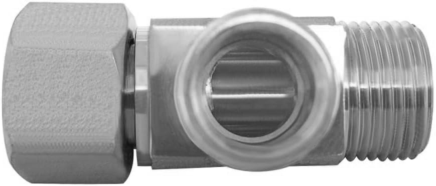 2PCS Lead-Free Brass Nickel Plating Angle Stop Add-A-Tee Valve 3/8" COMP Inlet x Outlet for Faucet/Glass Rinser/Dishwasher/Toilet Tank — image 5