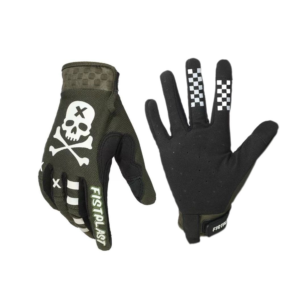 fistplast Motorcycle Gloves Full Finger Breathable. Olive xxl
