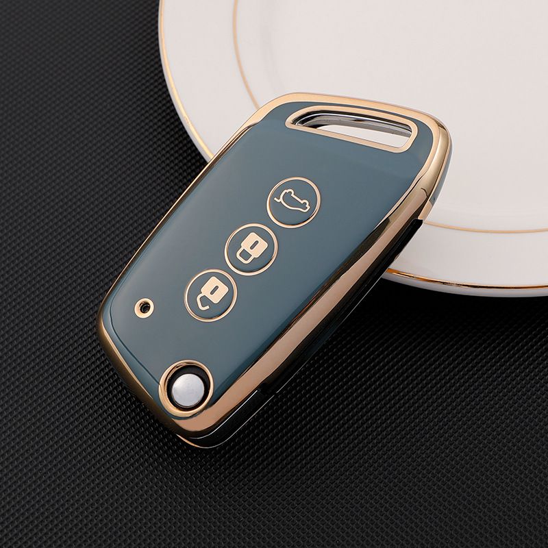 Baojun Key Cover TPU Case RS3 RS5 RC6 E300 Granny Grey