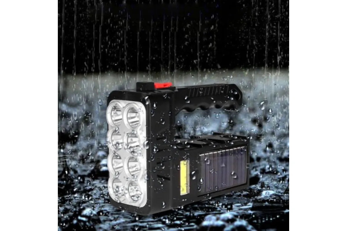 Solar LED Torch USB Rechargeable COB LED Work Light Camping Hiking Lamp Bright โ image 4