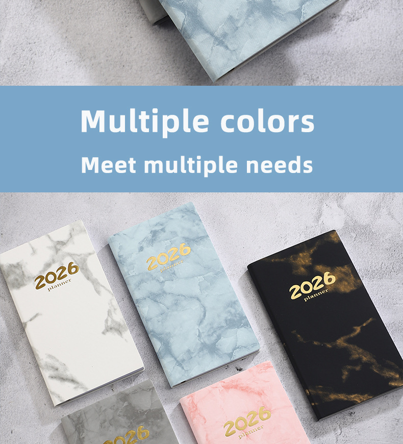 Pocket diary 2026 - A6 diary - Weekly planner - Yearly planner - Organizer - Planner book - 2026 diary for women - School diary - Weekly diary - Compact Diary โ image 5