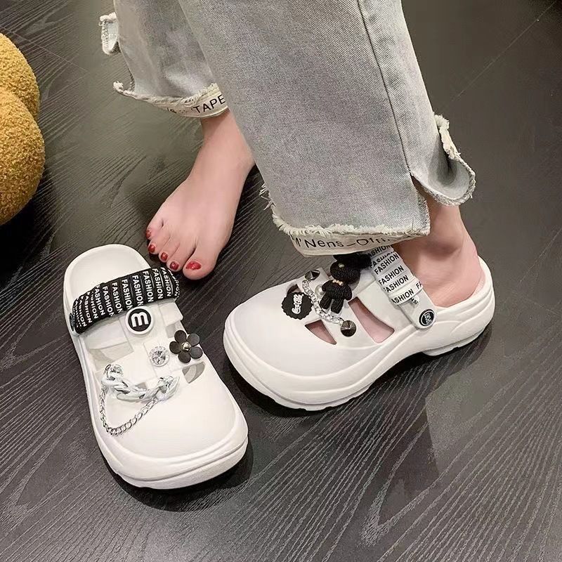 Handmade Shoe Charms for Sandals, Shoe Charms for Shoe, Shoe Decoration with Chains Accessories for Women and Girls — image 2