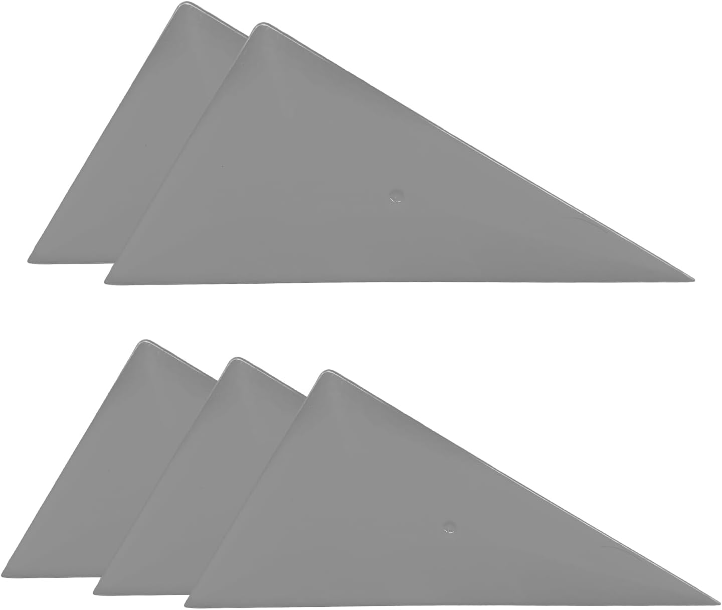 5 PCS Window Tint Squeegee, Automotive Triangle Squeegee Plastic Window Tint Tools, Flexible Corner Scraper for Car Wrapping Window Tinting, Universal Car