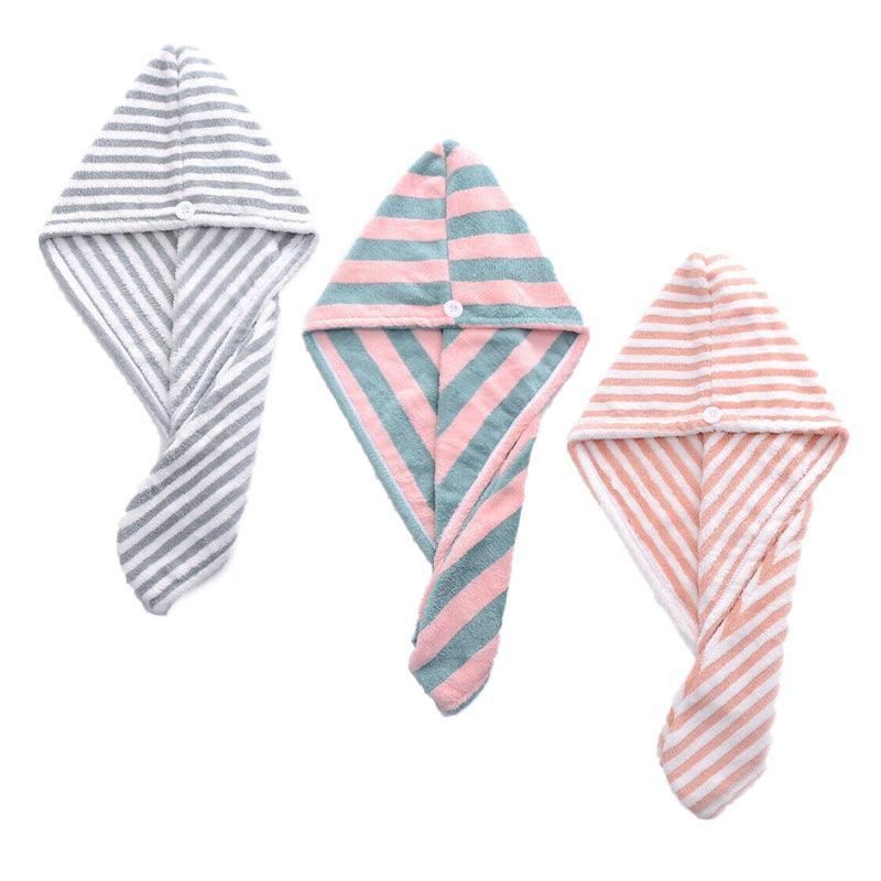 Magic Instant Dry Hair Towel Rapid Fast Drying Hair Towel Fast Absorbent Hat Cap - Orange — image 3