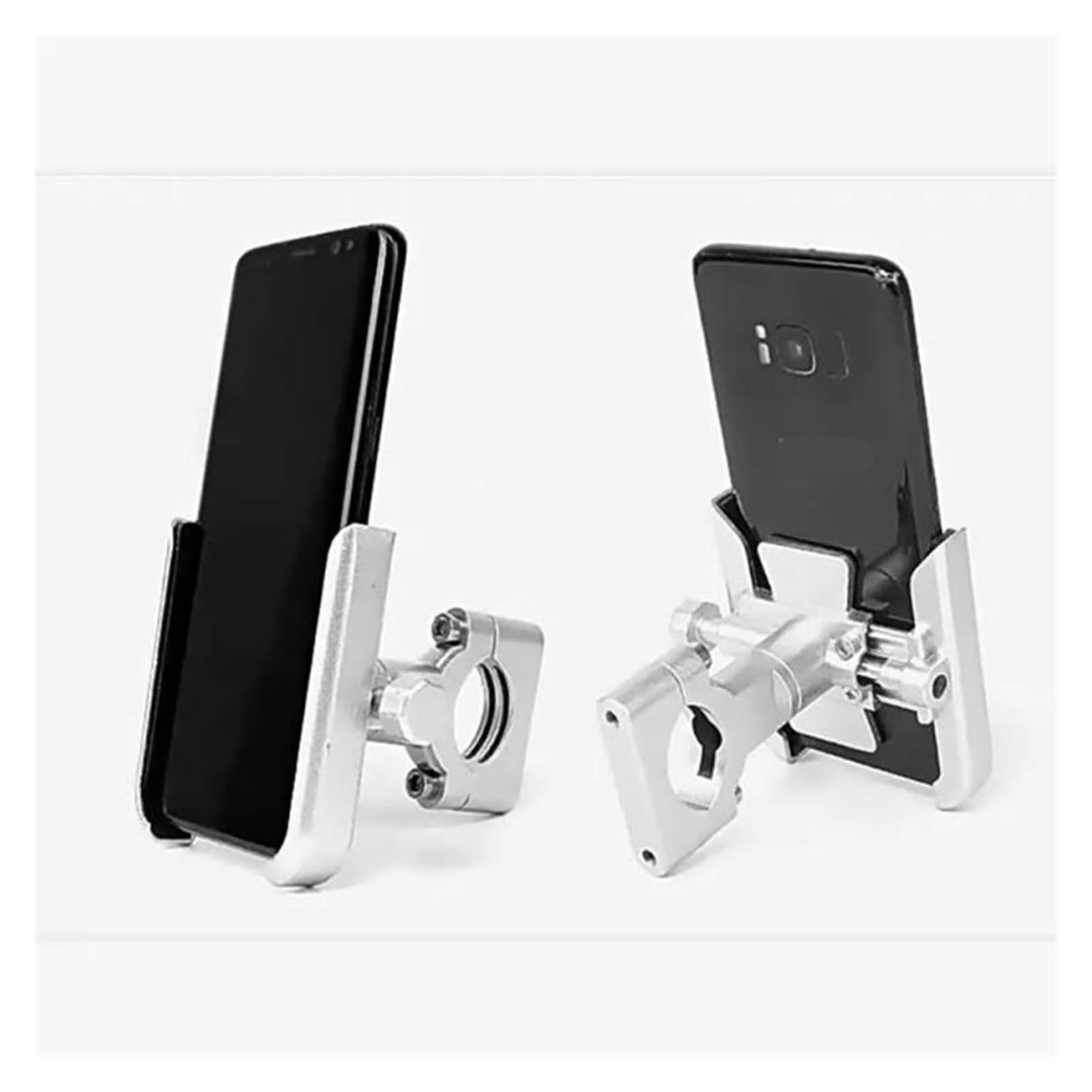 Bike Phone Holder Motorcycle Metal Rearview Mirror Bracket Takeaway Ride Shock-Proof Navigation Fixed Bicycle Bracket — image 2