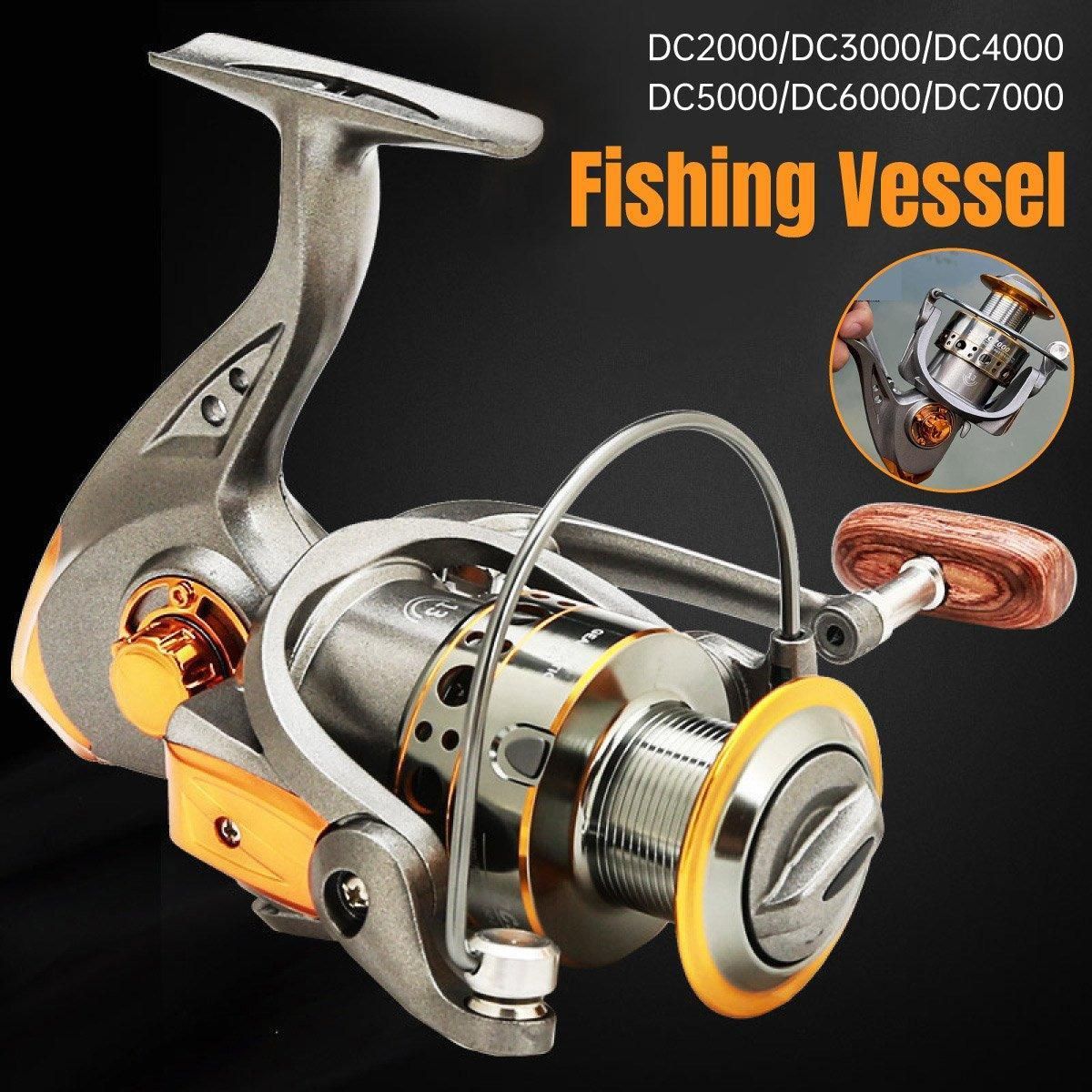 All-Metal Spinning Fishing Reel Sea Pole Fishing Gear Wire Cup Fishing Rod - 2000 โ image 2