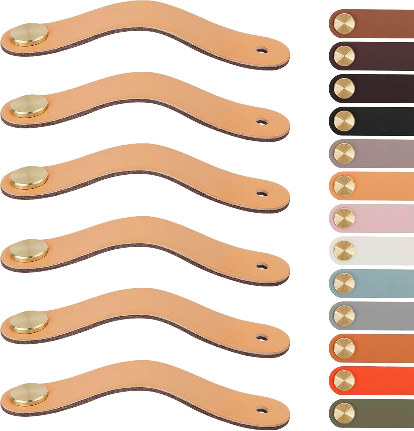 Leather Handles - Furniture Handles - Kitchen Handles - Door Handles - Cabinet Handles - Drawer Knobs - Furniture Hardware - Kitchen Hardware - Handles