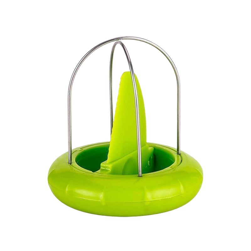 Green 4 Pack Kiwi Fruit Cutter and Peeler Tool with Detachable Knife - Stainless Steel Wire Slicer for Dragon Fruit & Soft Fruits - Mess-Free Kitchen Gadget