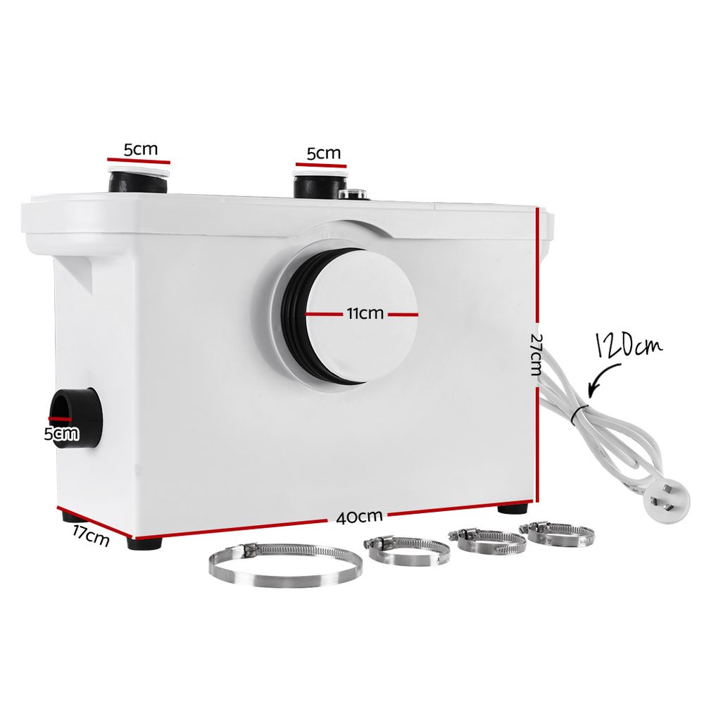 Giantz Macerator Sewerage Pump Waste Water Marine Toilet Disposal Laundry Unit โ image 2