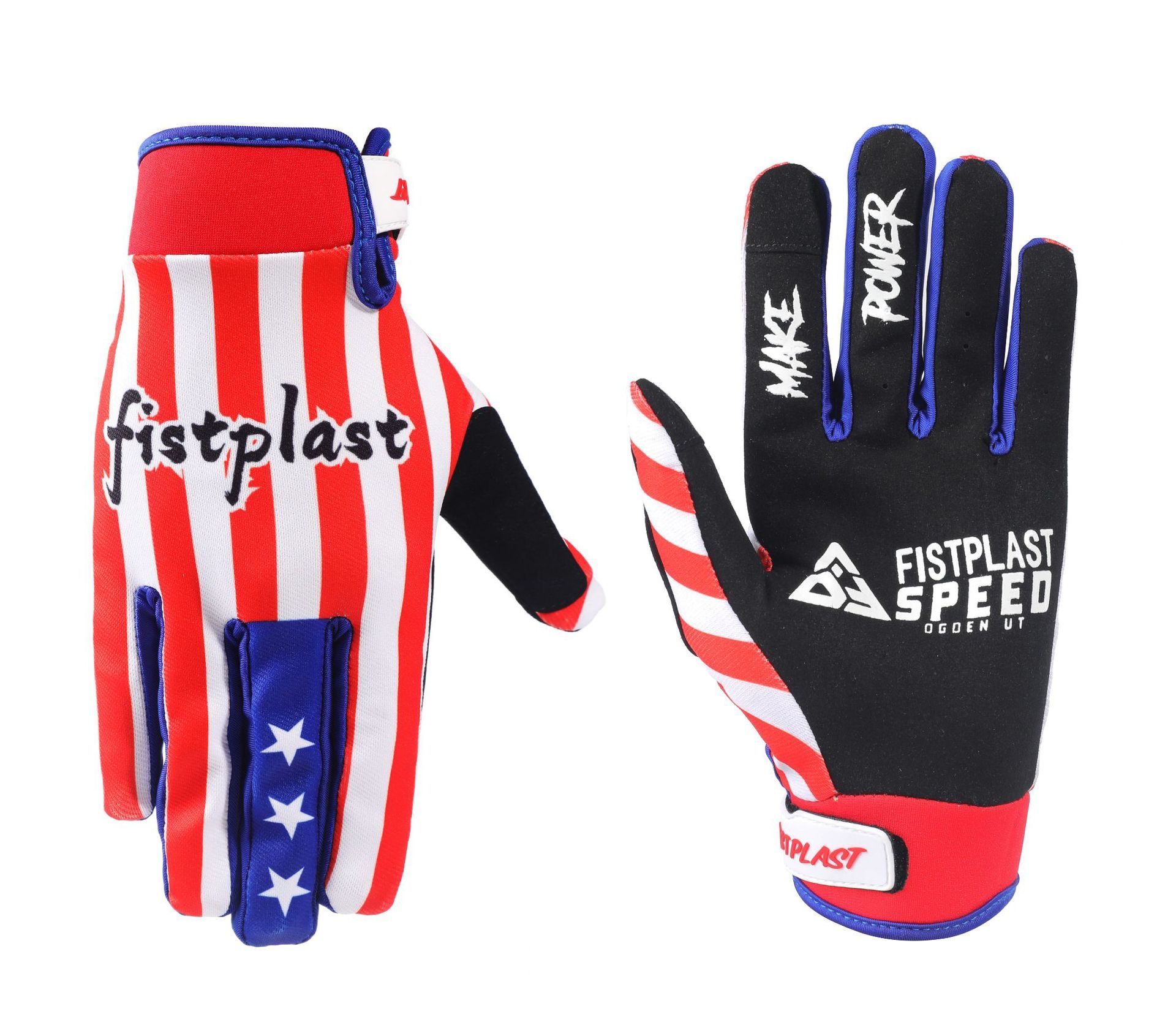 LOHAS FOX Skeleton Rose Motorcycle Gloves Flag private label XL