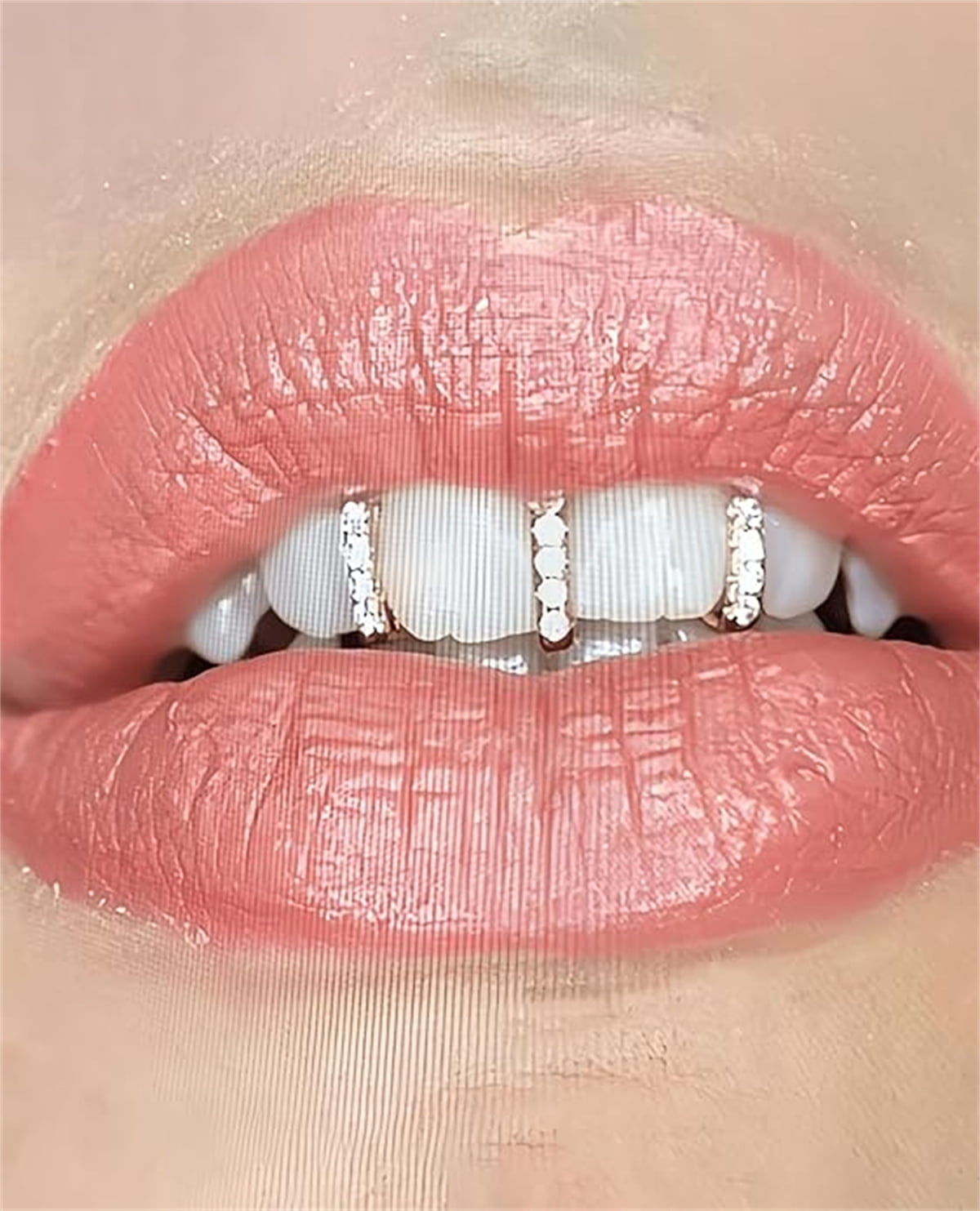 6Pcs 18K Gold Plated Hip Hop Teeth,Hip Hop Teeth Grillz Set for Men Women,Hip Hop Grills for Your Teeth Top and Bottom,Rapper Costume Cosplay Teeth Jewelry and — image 6