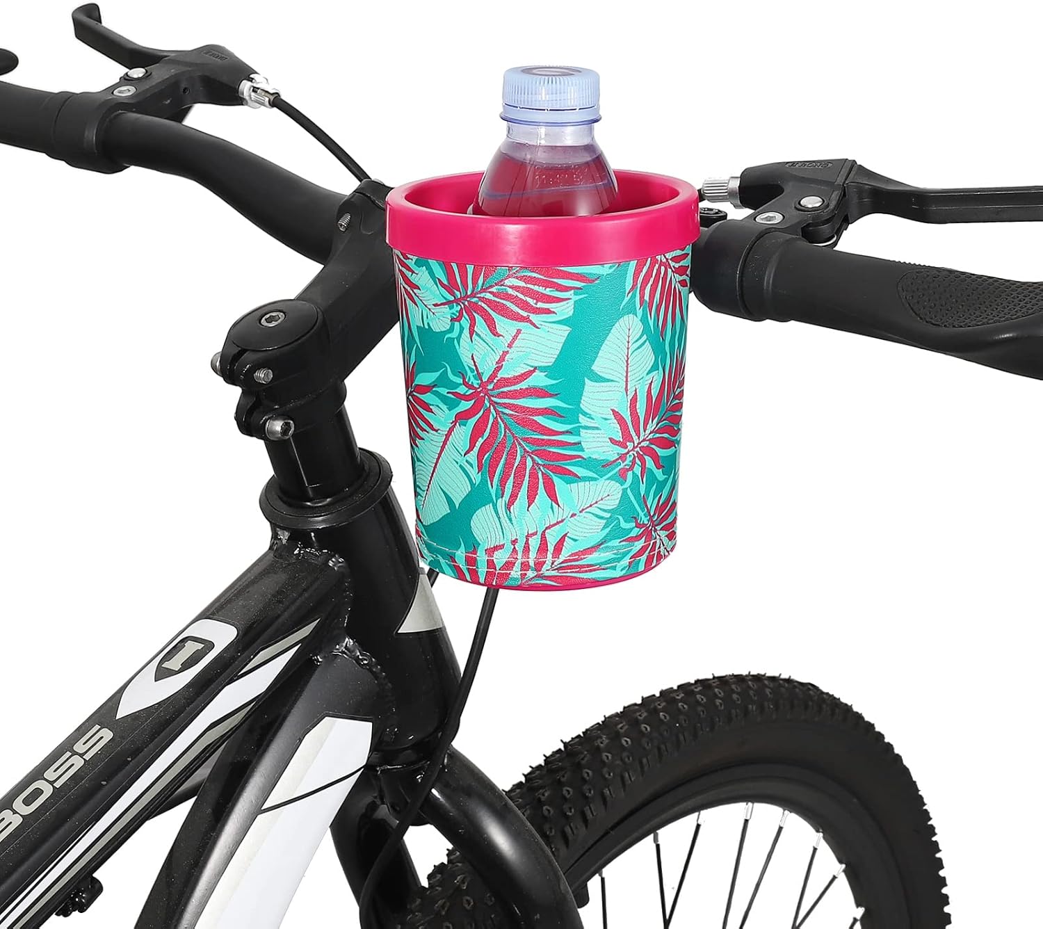 Bike Cup Holder, Bike Water Bottle Holders, Universal Bar Drink Cup Can Holder for Bicycles, Motorcycles, Scooters, Black — image 5