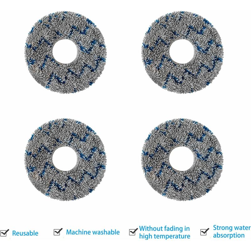 Filter Brush Cloth Replacement Accessories Set For Ecovacs Deebot T20 Omni T10 Omni Deebot X1 Omni X1 Turbo X1 Plus — image 3