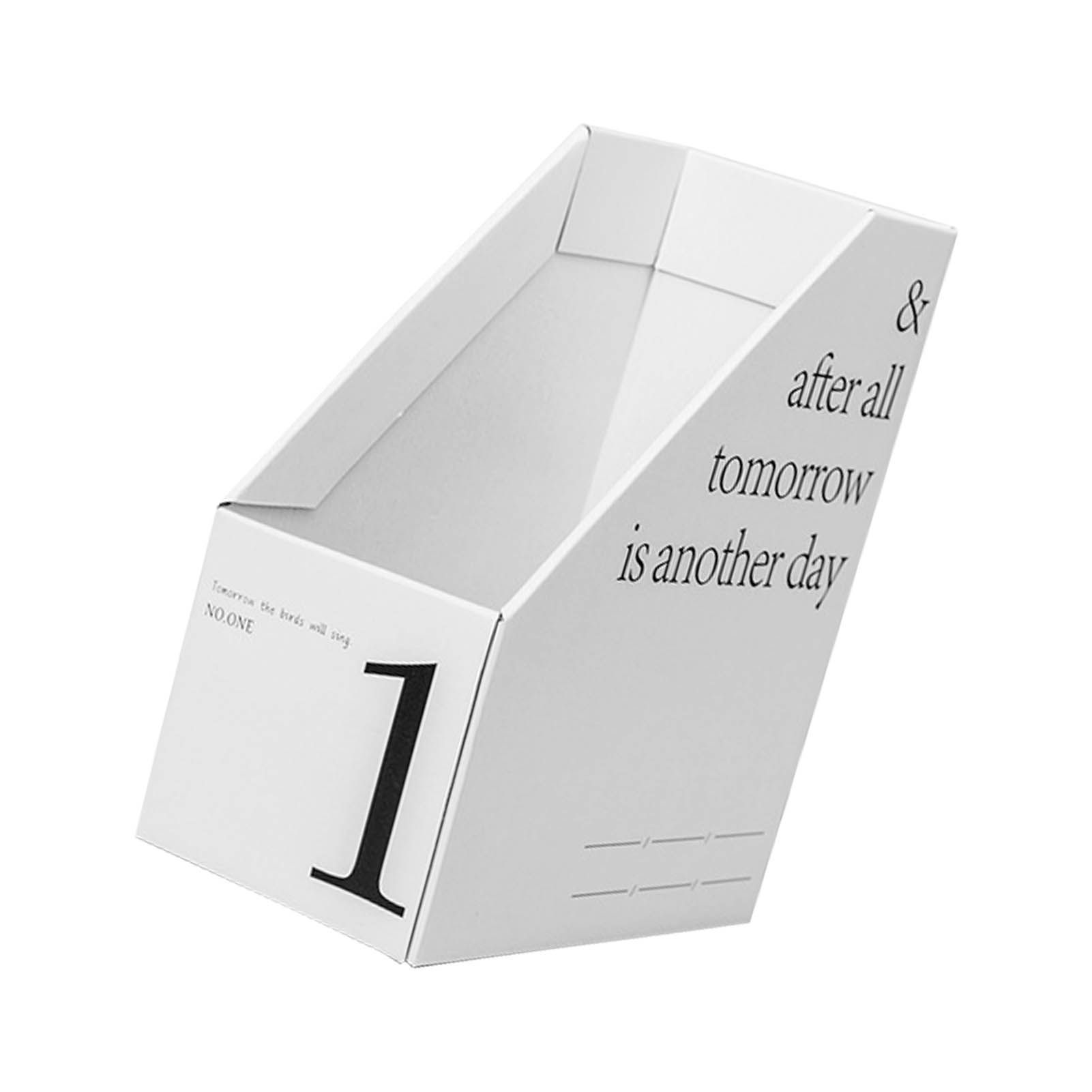Vertical File Folder Bin Paper Number Marking Slim Desk Storage Organizer for Books Notebooks Magazines Envelopes 1 โ image 3