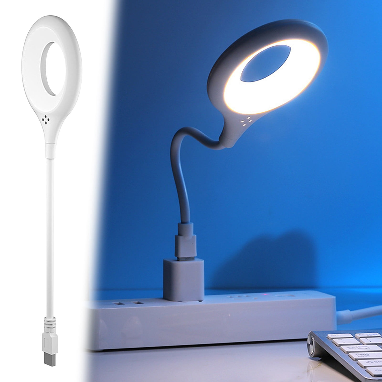 Portable Rechargeable Desk Light Mini Clip Lamp
