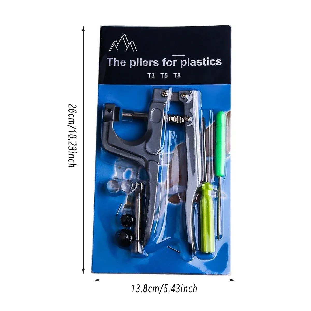 T3 T5 T8 Snap Pliers Tool Kit for Plastic Snaps Fastener Manual Installation Set โ image 3