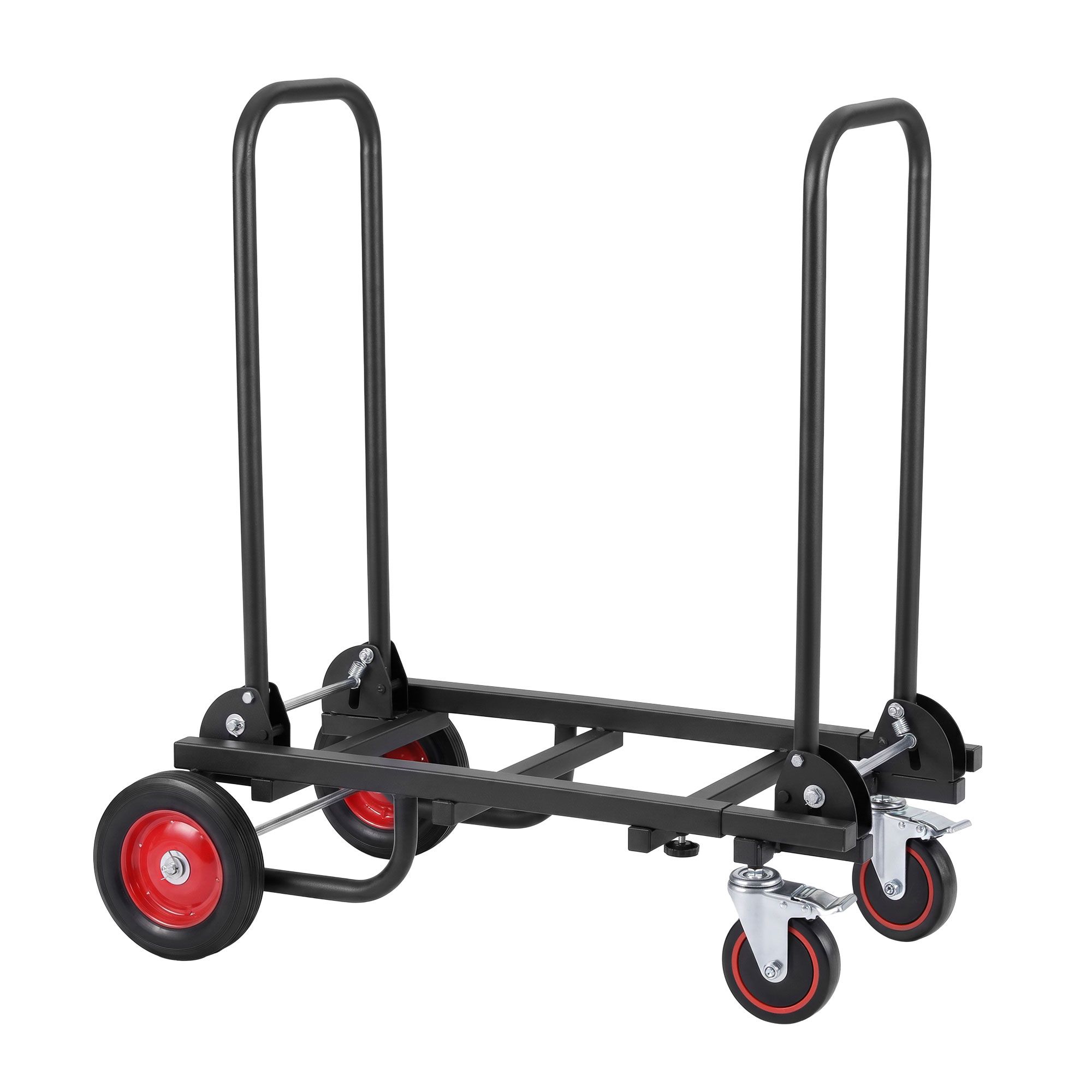 Giantz Foldable Hand Trolley Collapsible Transport Cart 180kg Load Black โ image 2