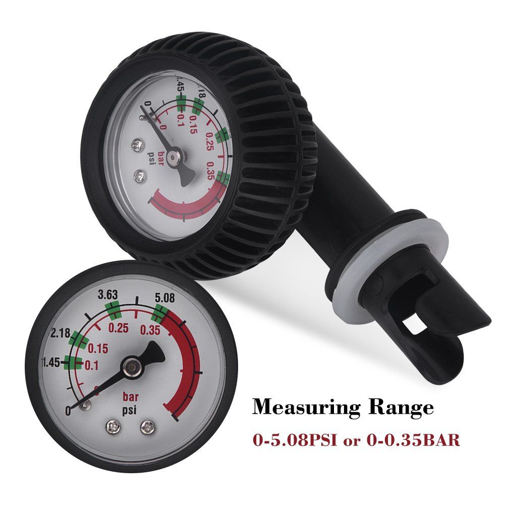 Air Pressure Gauge Nylon Inflatable Boat Barometer for 0 0.35 BAR 0 5.08 PSI Kayak Accessories โ image 4
