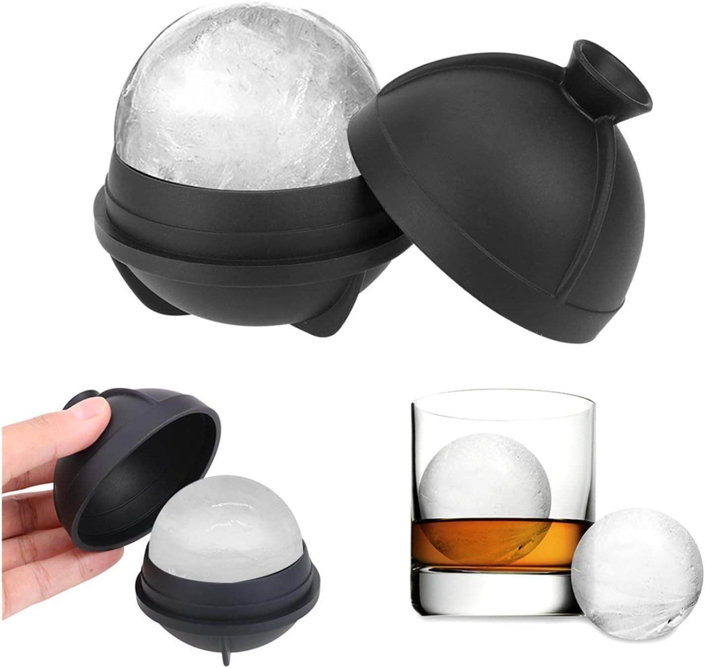 Ice Popsicle Moulds,Food Grade Summer Ice Ball Maker Sphere Mould Ice Cube DIY Tool Silicone Ice Cream Mold Kitchen Tools Molds โ image 3